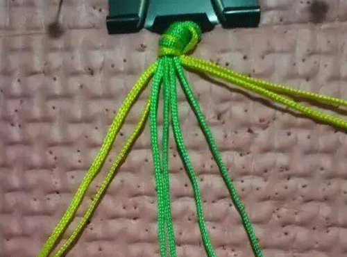 编织绳手链制作1